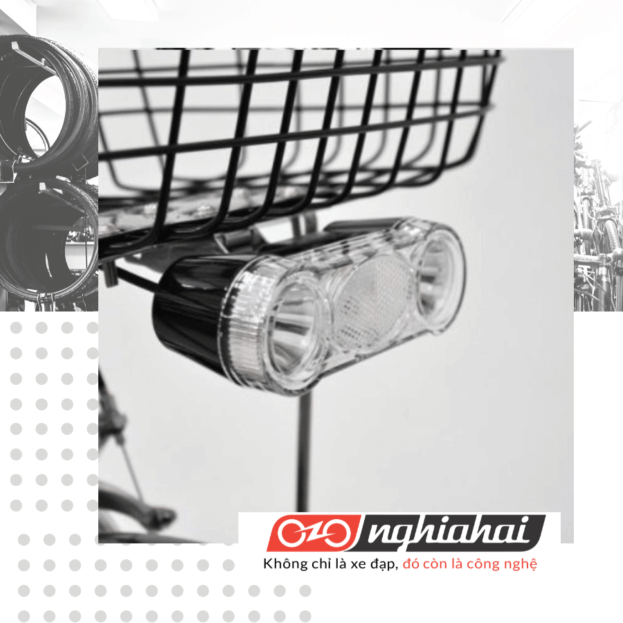 Đèn LED chiếu sáng của xe đạp trợ điện lưc Frackers Cocotie