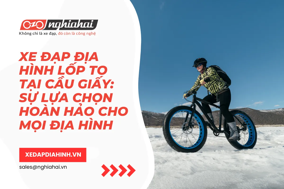 Xe đạp địa hình lốp to tại Cầu Giấy Sự lựa chọn hoàn hảo cho mọi địa hình