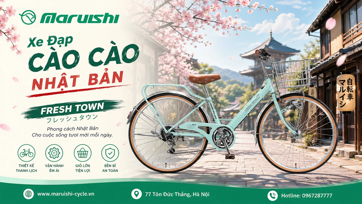 Xe Đạp Cào Cào FRESH TOWN