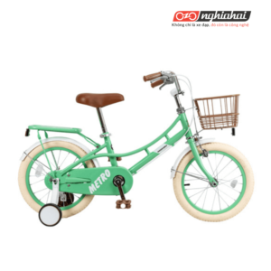 Xe đạp trẻ em NISHIKI METRO 16 inch xanh lá