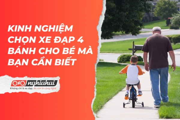 Kinh nghiệm chọn xe đạp 4 bánh cho bé mà bạn cần biết (1)