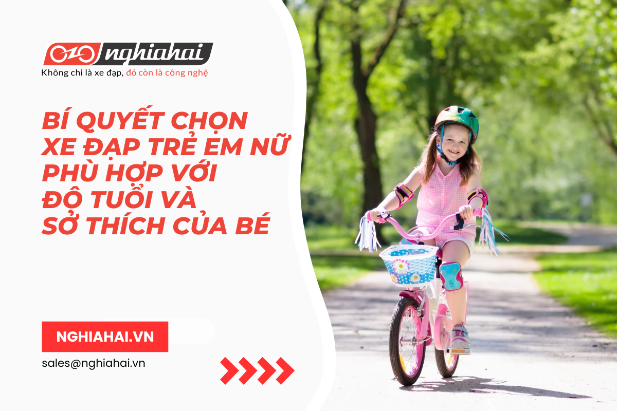 Bí quyết chọn xe đạp trẻ em nữ phù hợp với độ tuổi và sở thích của bé
