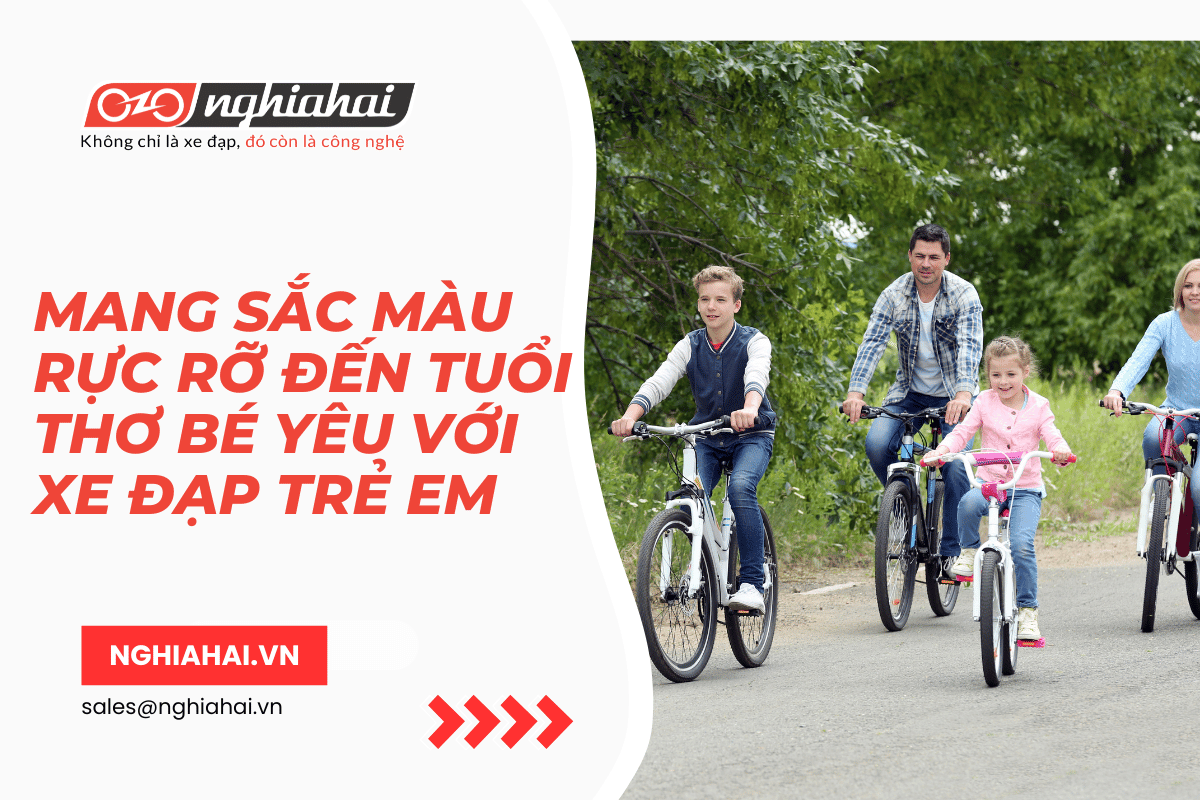 Mang sắc màu rực rỡ đến tuổi thơ bé yêu với xe đạp trẻ em
