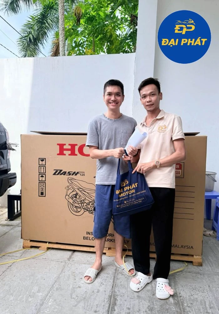 Honda Dash 125 nhập khẩu Malaysia chính thức về Cần Thơ