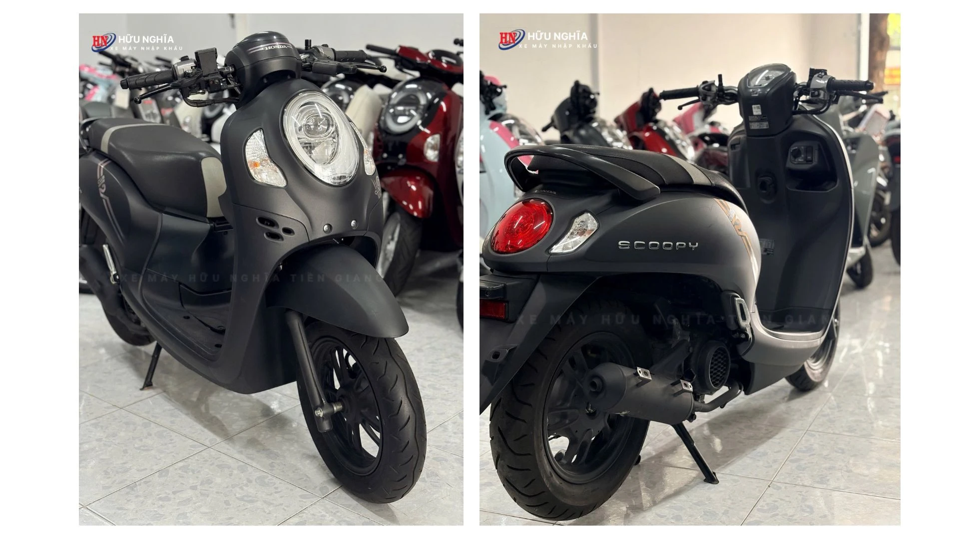 Honda Scoopy Full Black %E2%80%93 Made in Thailand da ve den Xe May Nhap Khau Huu Nghia