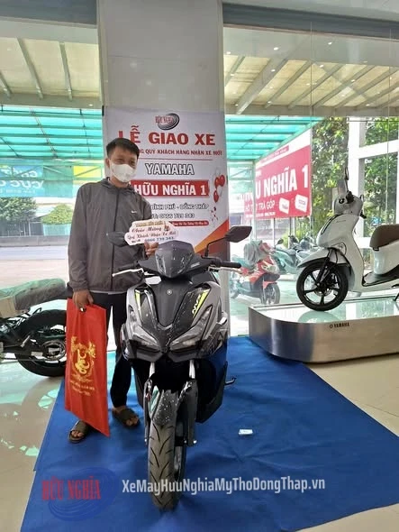 Yamaha Town HUU NGHIA gui loi chuc mung den quy khach da so huu Yamaha NVX 155 V3