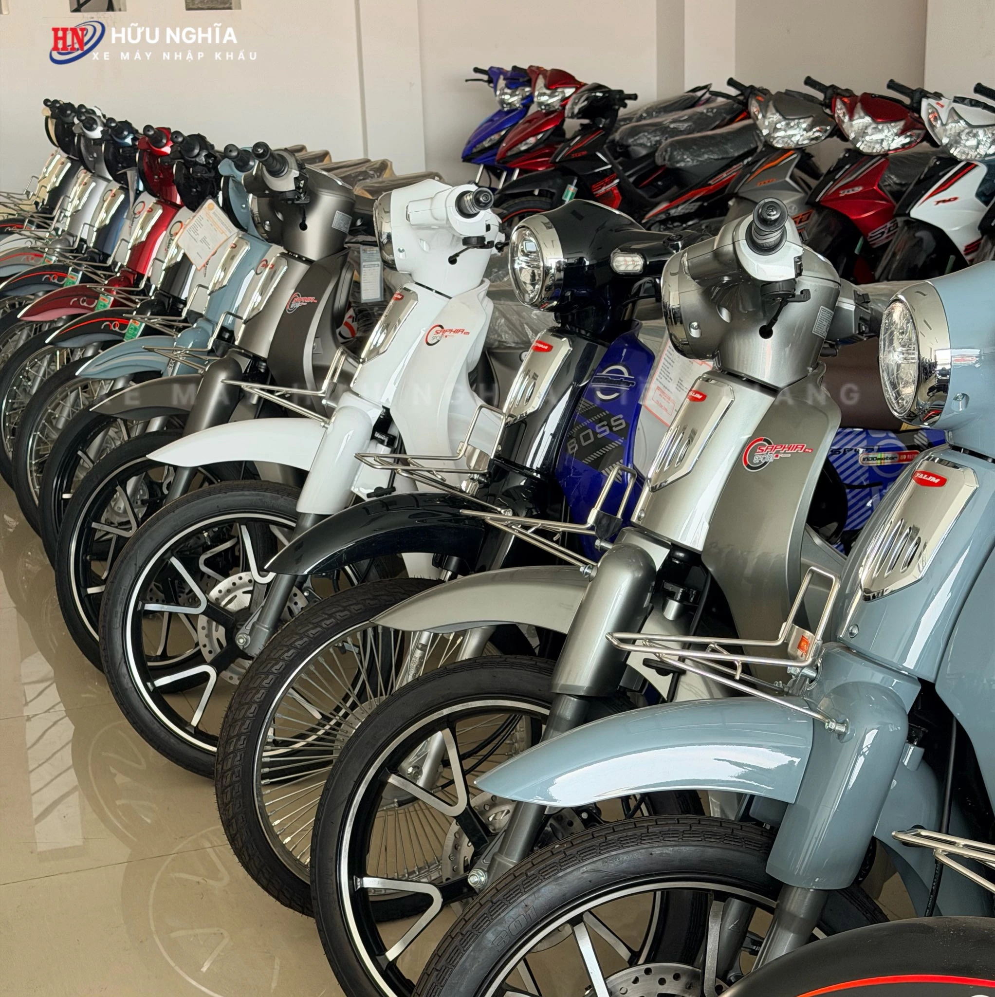 CUB 50CC danh cho hoc sinh chi em nu gioi van phong da ve day kho Huu Nghia 1