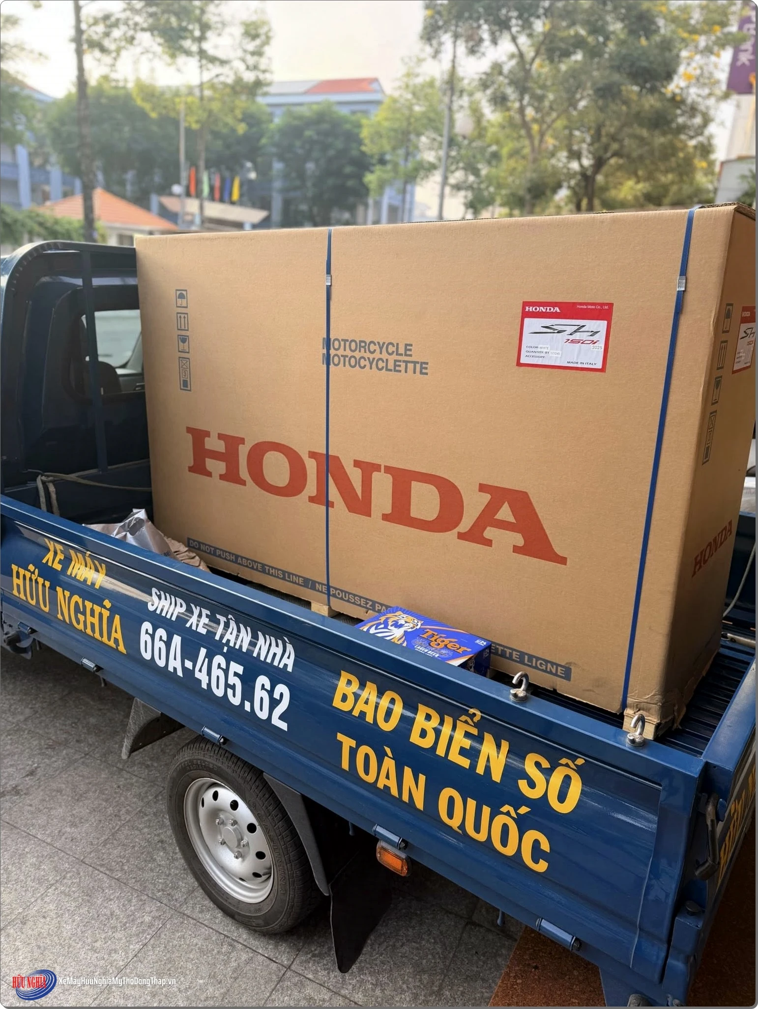 Honda SH Y 150i Do Corsa chinh thuc ve nha moi tai Tien Giang 3