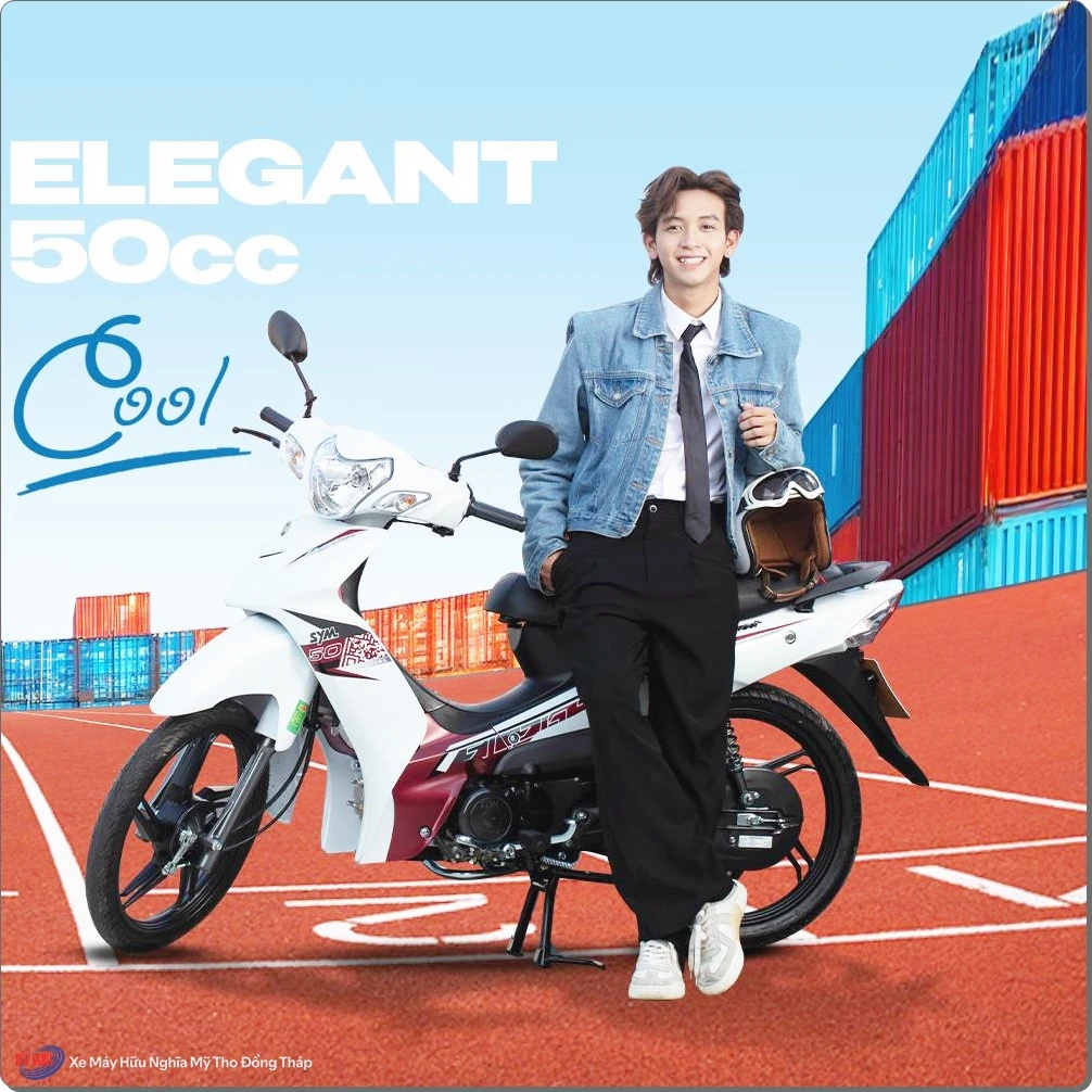 SYM Elegant 50 (bánh mâm)