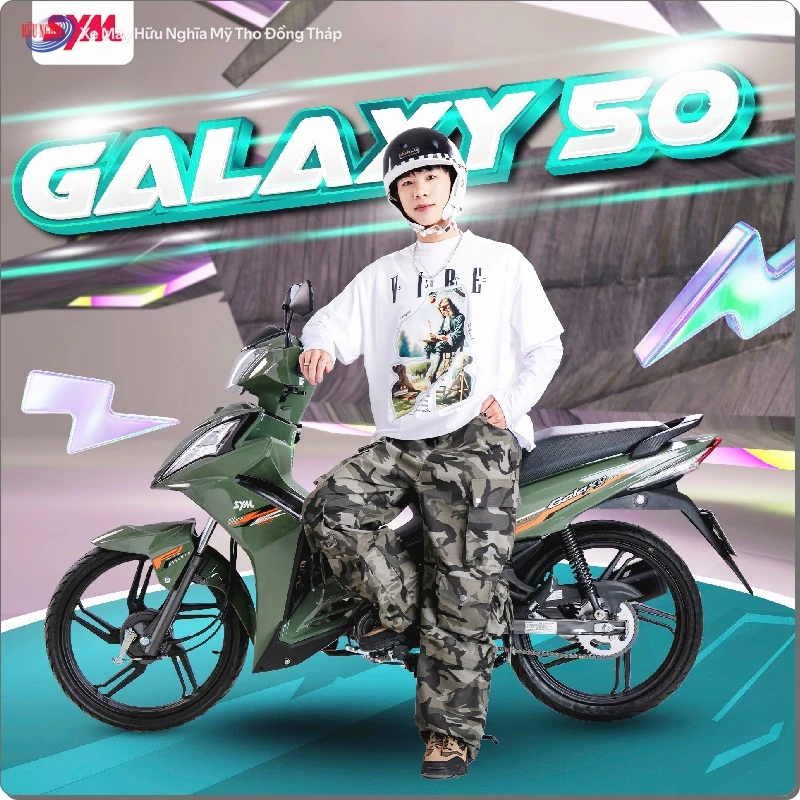 SYM Galaxy 50 (bánh mâm)