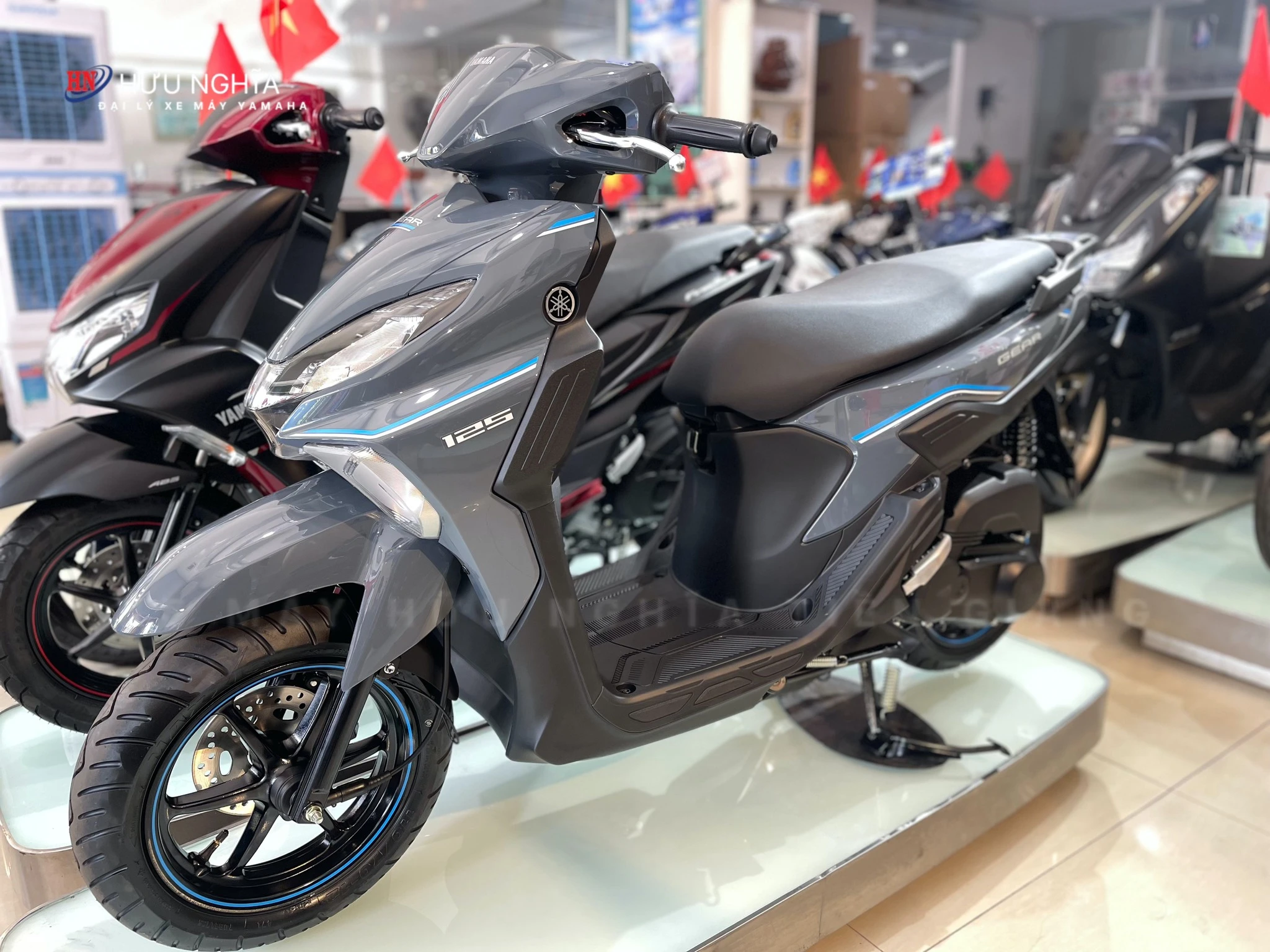 Yamaha Gear da cap ben day du cac mau tai Yamaha Town Huu Nghia My Tho Dong Thap 3