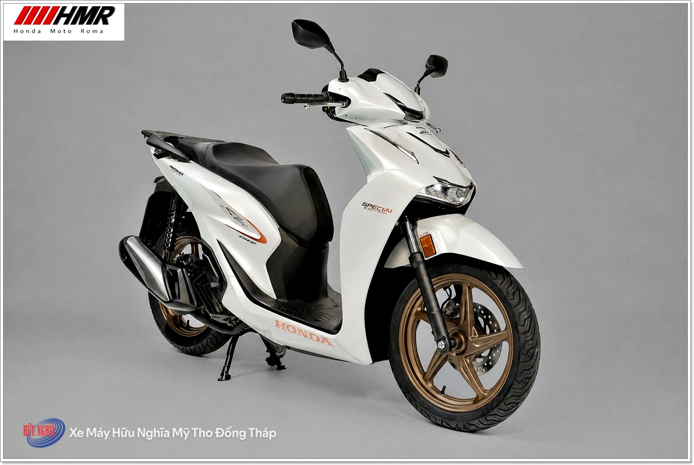 Honda SH Y 150i Special White mau trang 10