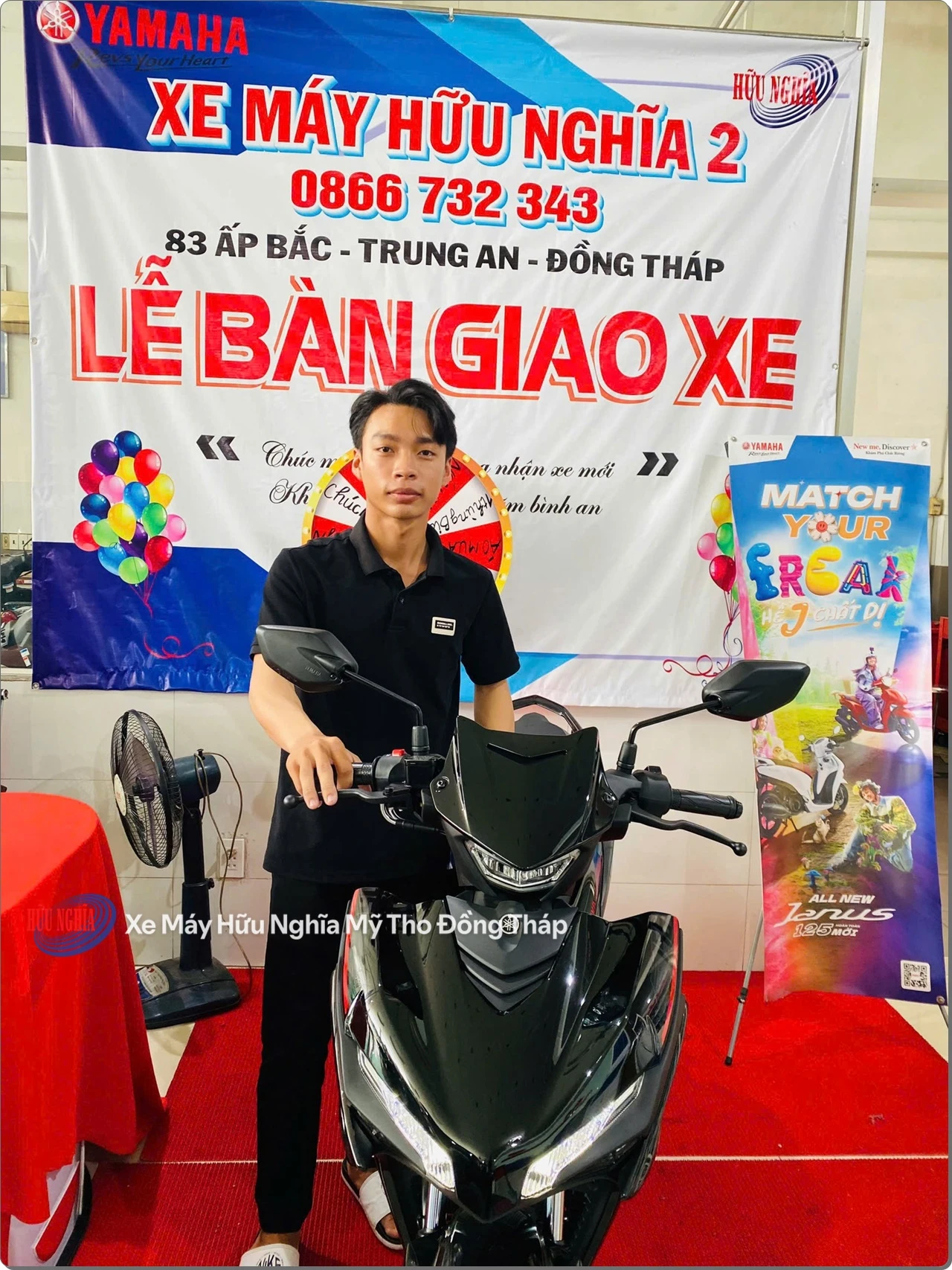 Yamaha Exciter 155 VVA van giu duoc vi the dac biet trong long anh em biker mien Tay 2