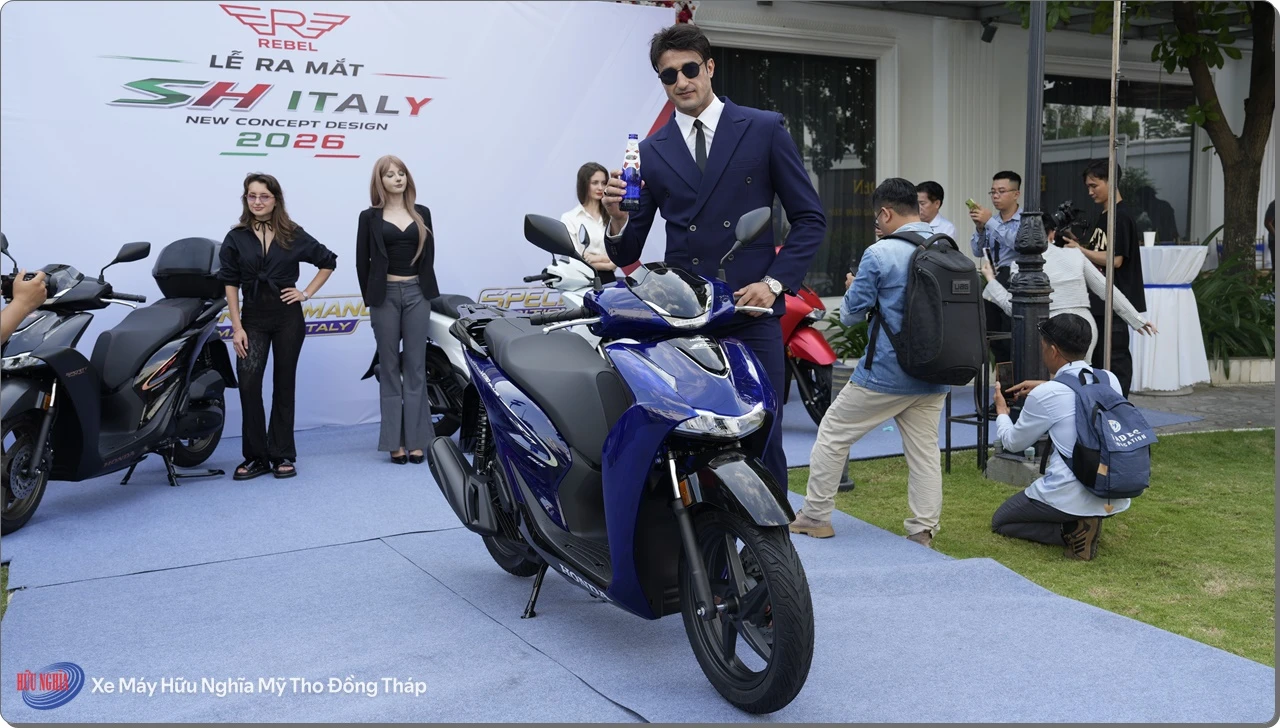 honda SH Vetro 150i xanh Sapphire 2026 1