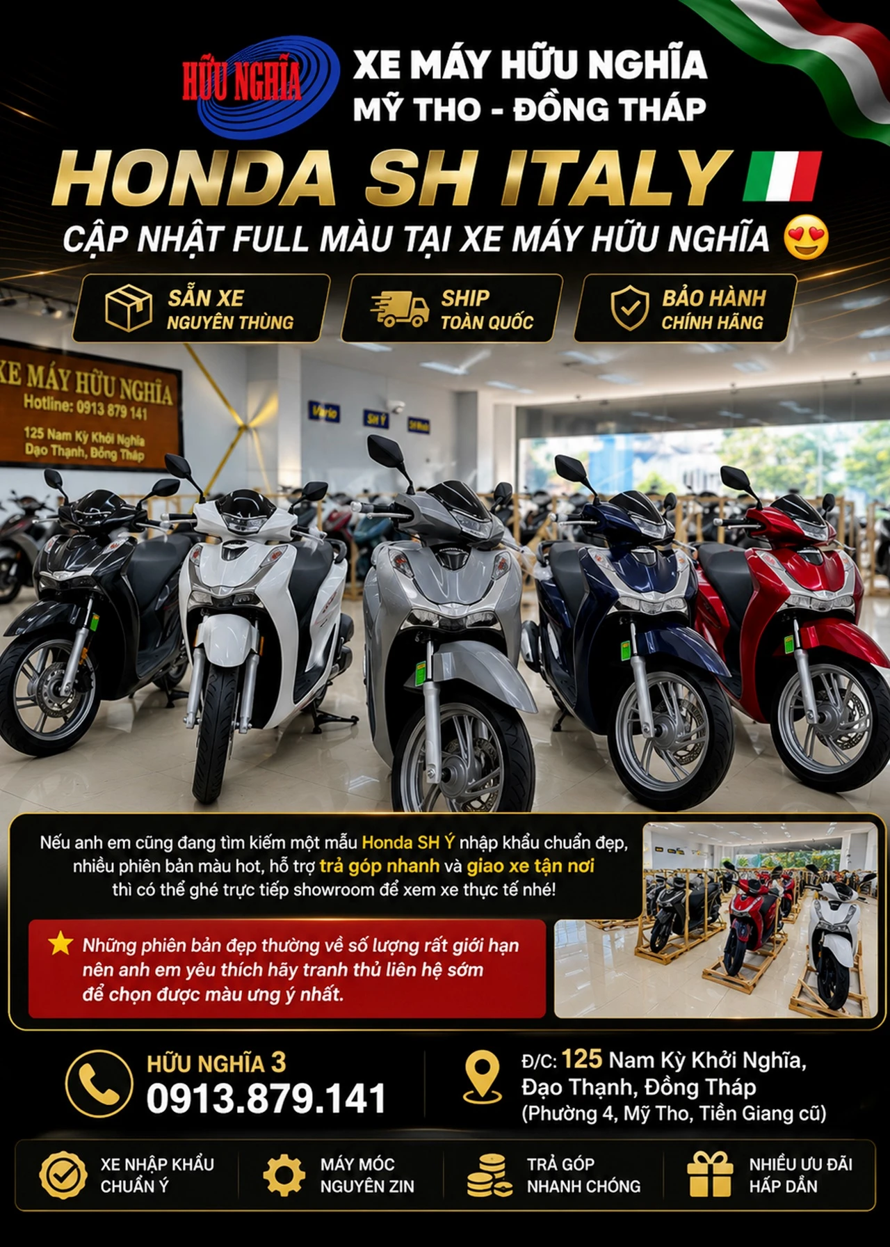 Honda SH Y nhap khau %E2%80%93 vi sao luon mang den cam xuc dac biet cho gioi thuong luu a