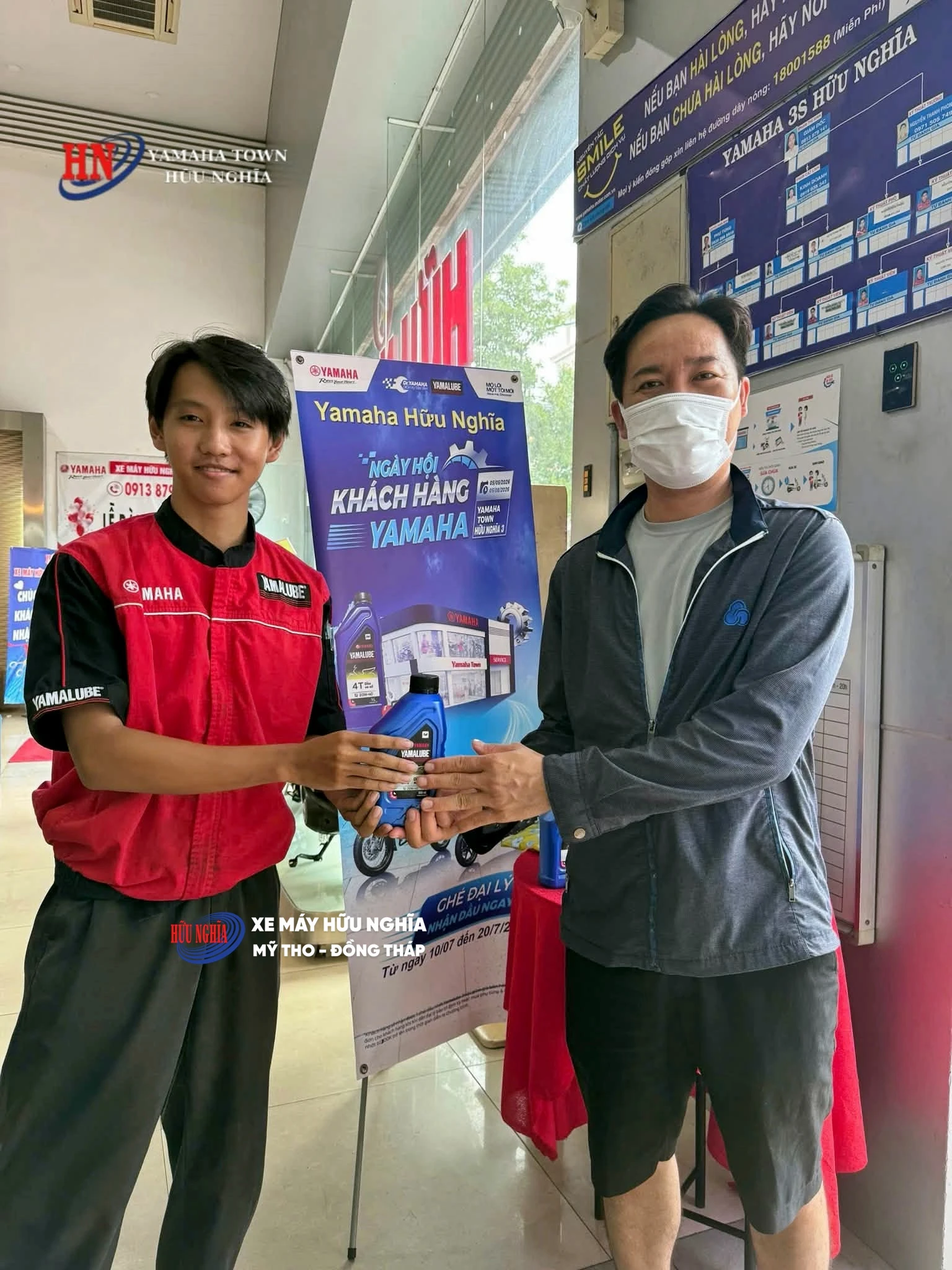 Chi con 3 ngay cuoi tham gia Ngay hoi Khach hang tai Yamaha Town Huu Nghia 3 3