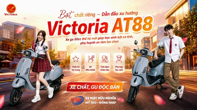Victoria AT88 %E2%80%93 xe ga 50cc the he moi giup hoc sinh bat ca tinh phu huynh an tam lua chon