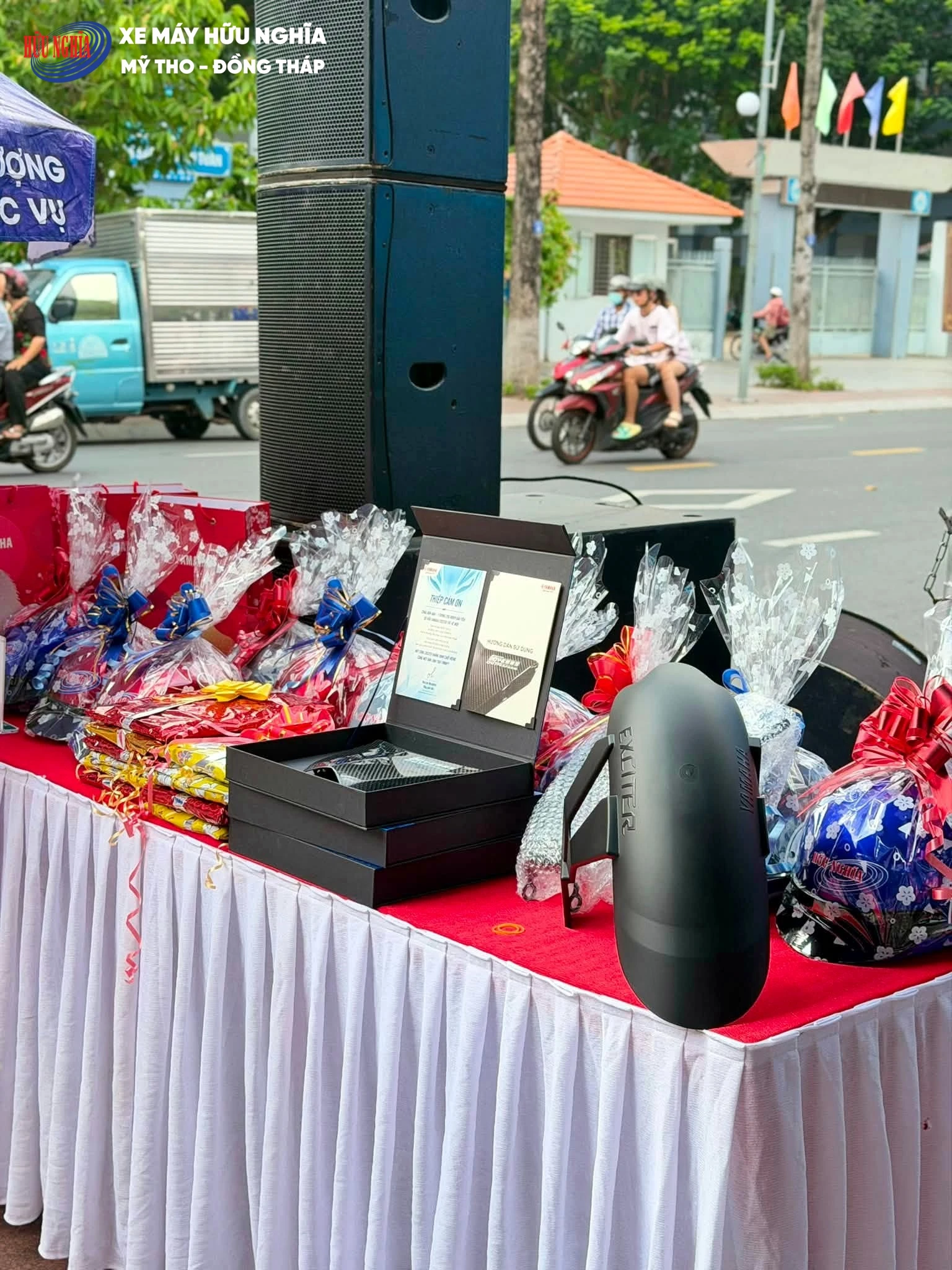 Yamaha Town Huu Nghia to chuc gioi thieu Exciter 155 VVA TCS 2026 khach hang lien tuc dat coc ngay trong ngay ra mat 2
