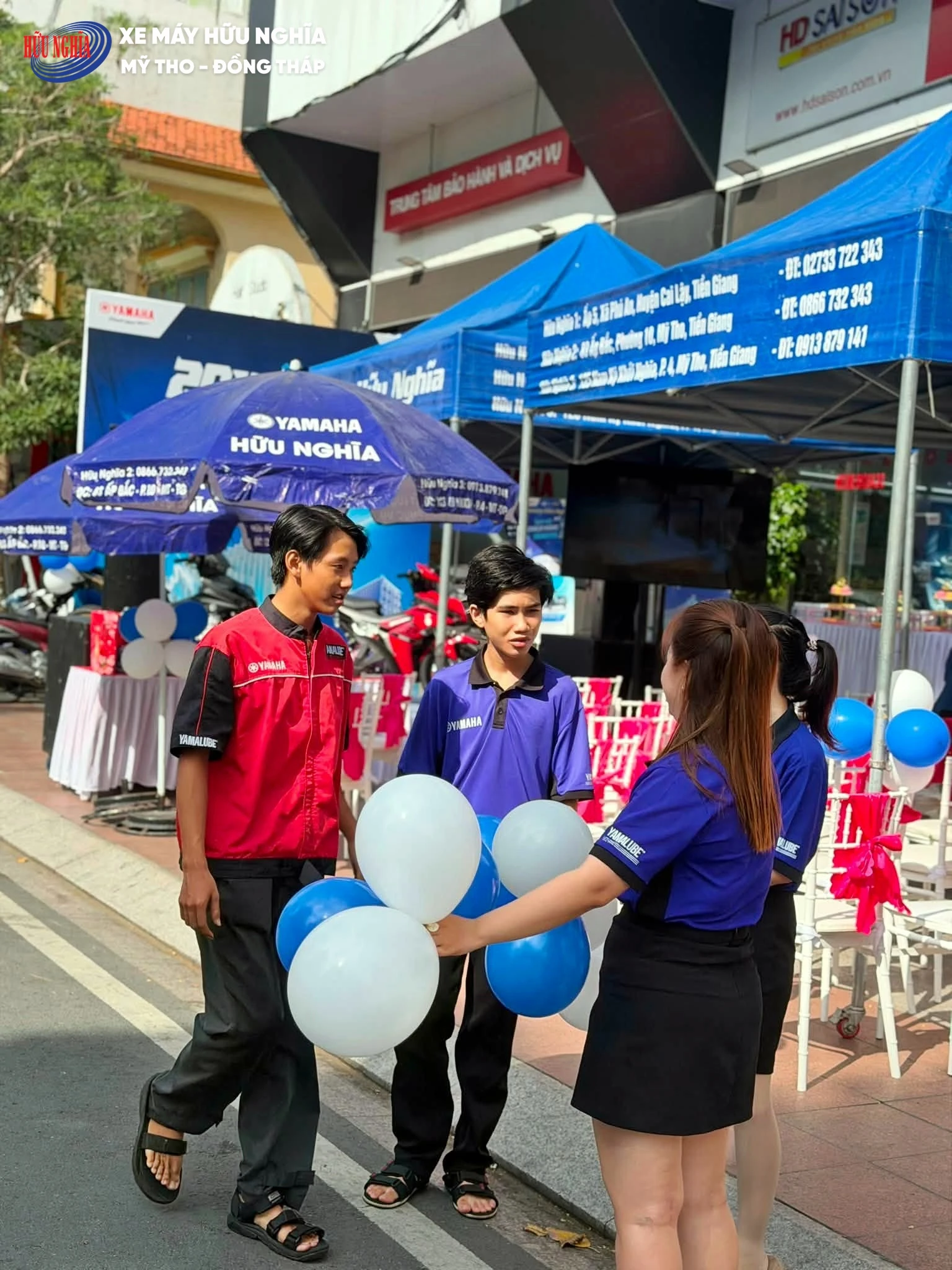 Yamaha Town Huu Nghia to chuc gioi thieu Exciter 155 VVA TCS 2026 khach hang lien tuc dat coc ngay trong ngay ra mat 4