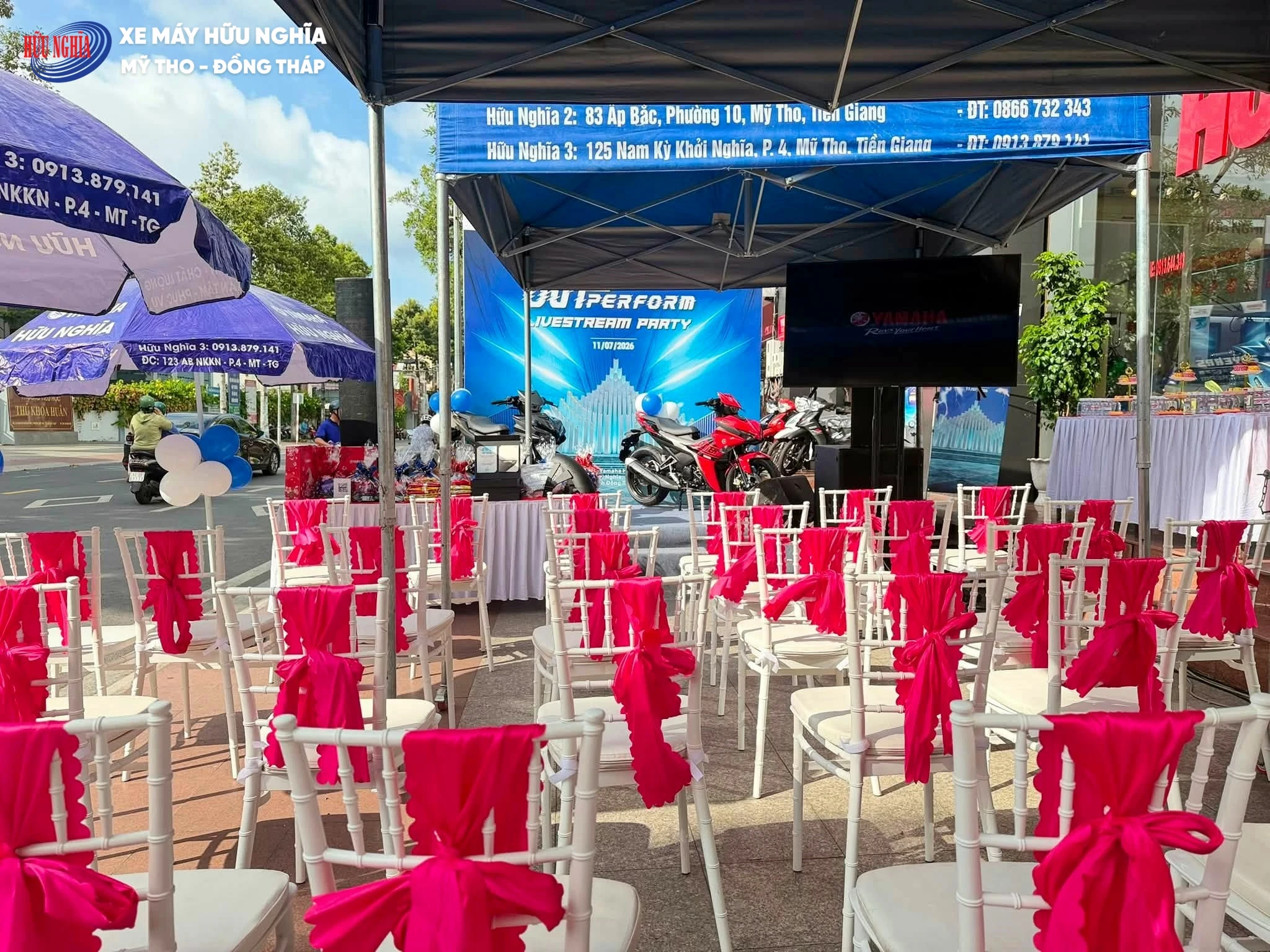Yamaha Town Huu Nghia to chuc gioi thieu Exciter 155 VVA TCS 2026 khach hang lien tuc dat coc ngay trong ngay ra mat 7