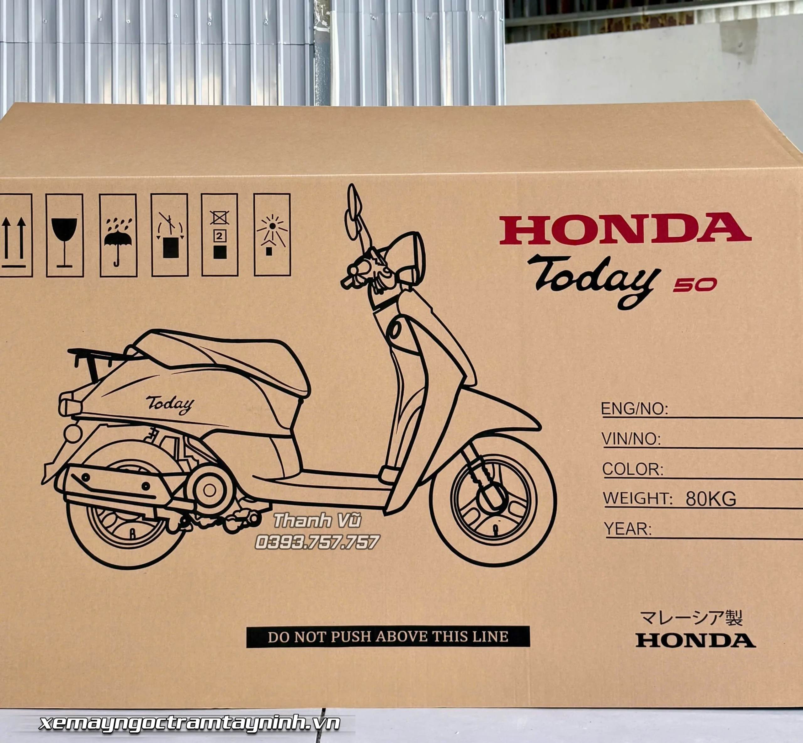 Honda Today 50cc xe may Ngoc Tram Tay Ninh 13 scaled