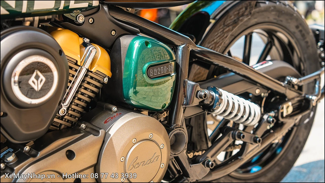 Benda Napoleon Bob 250 mau xanh ngoc 56