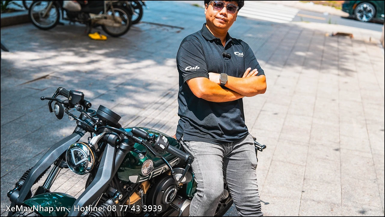 Benda Napoleon Bob 250 mau xanh ngoc 67