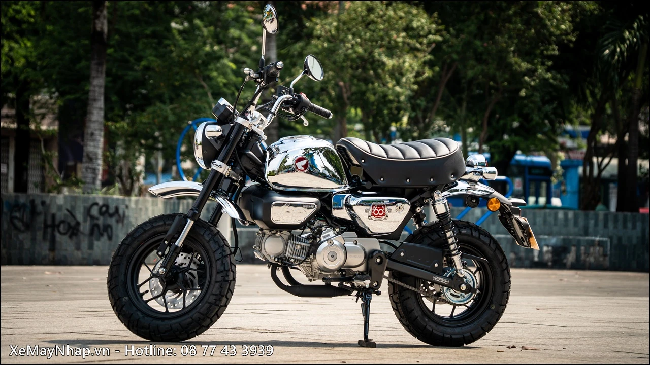 Monkey Chrome Legacy đẹp cổ điển được săn đón bởi dân chơi xe Việt Nam 1 Honda Monkey Legacy xe may nhap Thai Lan 110