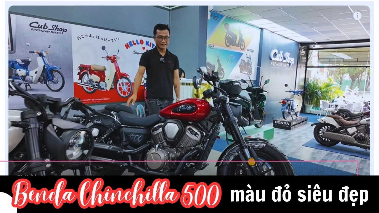 Benda Chinchilla 500 gia qua mem xe dep qua dep mau do anh em nhe