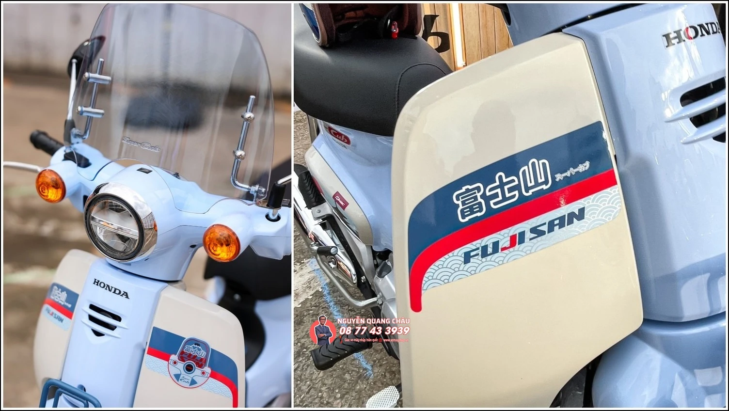 Honda Super Cub Fujisan Limited Edition (phiên bản núi Phú Sĩ) 24 Honda Super Cub Fujisan Limited Edition phien ban nui Phu Si 38