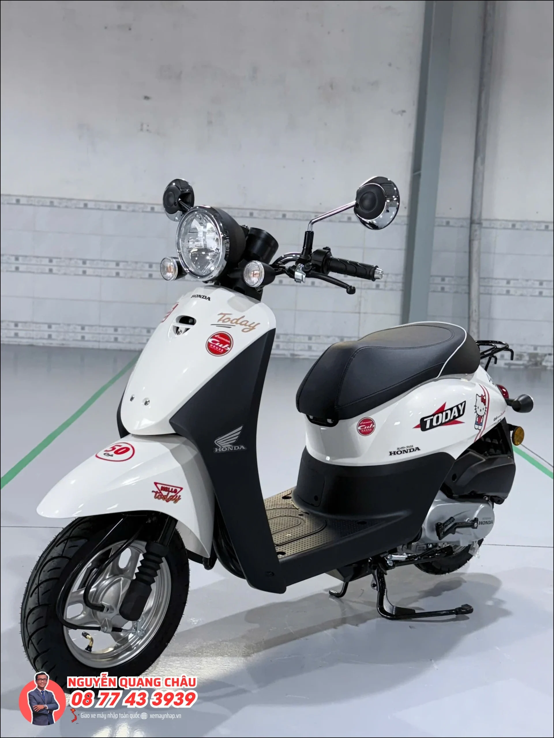Honda Today 50cc Hello Today mau Trang 65 scaled