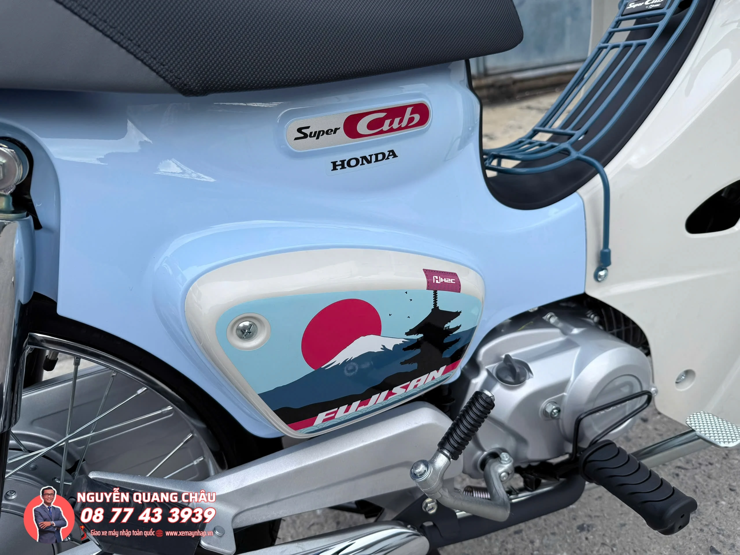 Honda Super Cub Fujisan Limited Edition chi san xuat gioi han 500 chiec tren toan Thai Lan 6