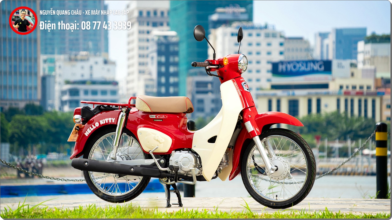 Honda Super Cub 50 Hello Kitty %E2%80%93 Bieu tuong CUTE khien trieu trai tim phai long tai Viet Nam 47