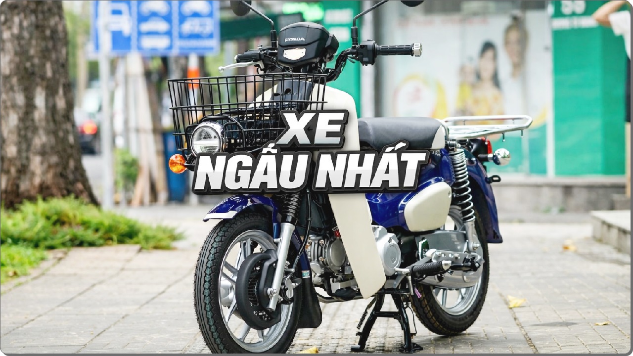 Honda Super Cub 110 Pro nhap Nhat Ban duoc xem la xe ngau nhat nen so huu suu tap