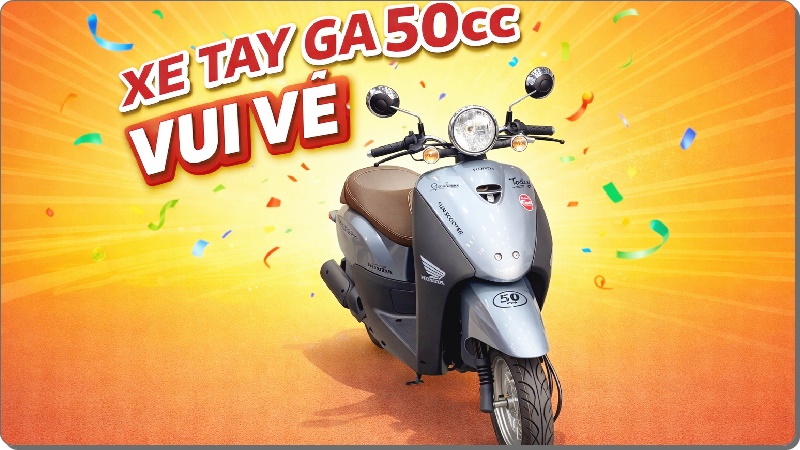 Honda Today 50cc Xe tay ga vui ve