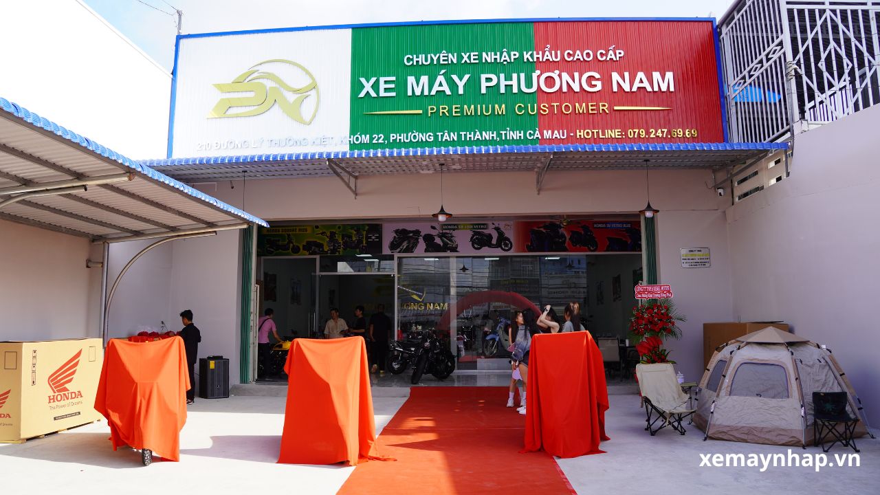 Khai Trương Xe Máy Phương Nam tại Cà Mau