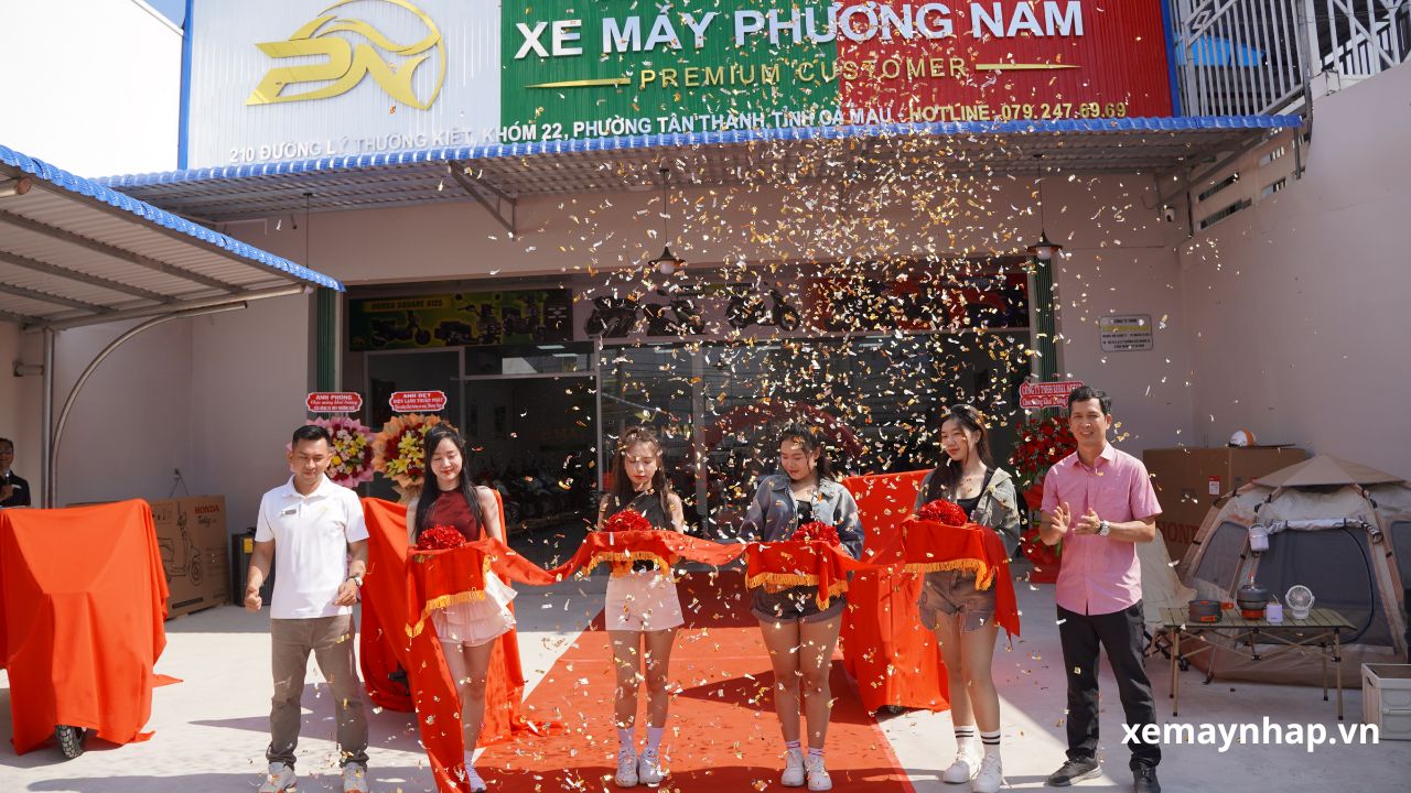 Khai Trương Xe Máy Phương Nam tại Cà Mau