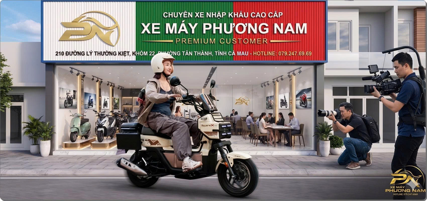 Sự kiện ra mắt Honda Square X125 2026 tại Xe Máy Phương Nam
