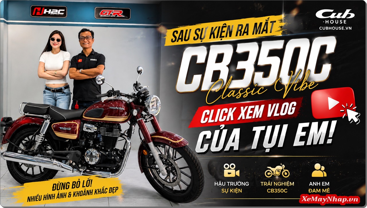 Honda CB350C chinh thuc ra mat tai Viet Nam Bieu tuong Retro Classic moi danh cho gioi dam me mo to co dien