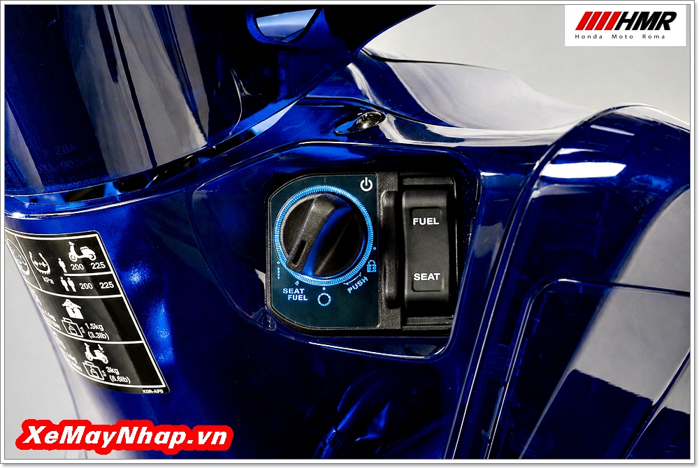 Honda SH Ý 150i Vetro Xanh sapphire (13) Honda SH Y 150i Vetro Xanh sapphire 13