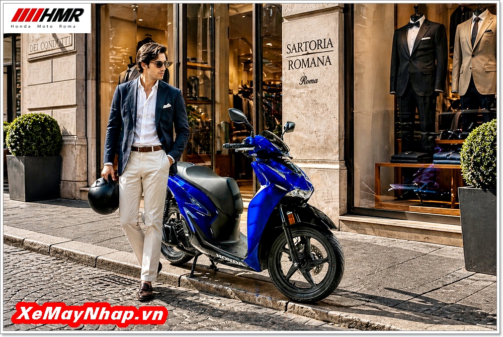 Honda SH Ý 150i Vetro Xanh sapphire 17 Honda SH Y 150i Vetro Xanh sapphire 7