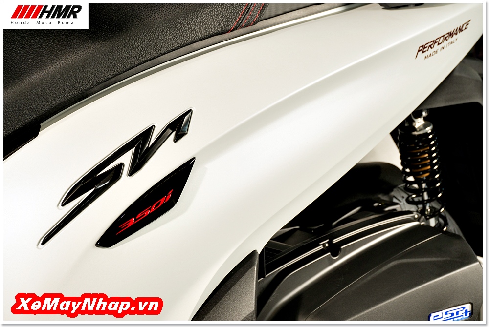 Honda SH Ý 350i Special Edition màu trắng - White 13 Honda SH Y 350i Special Edition mau trang White 10