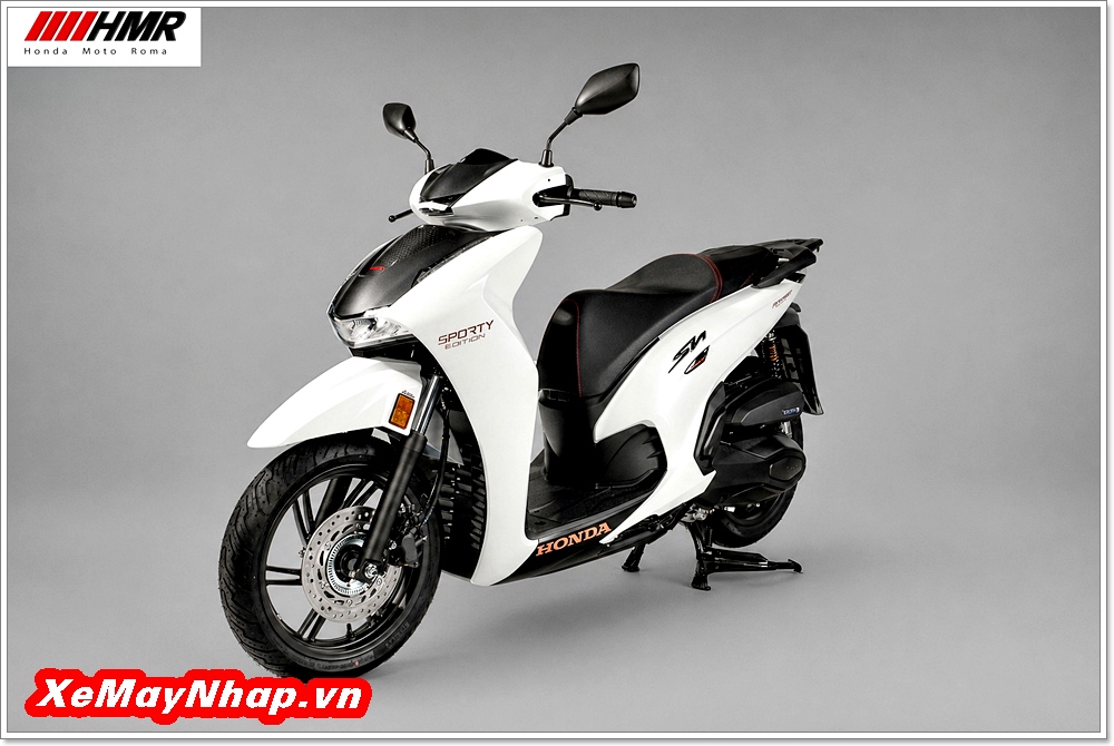 Honda SH Ý 350i Special Edition màu trắng - White 11 Honda SH Y 350i Special Edition mau trang White 7
