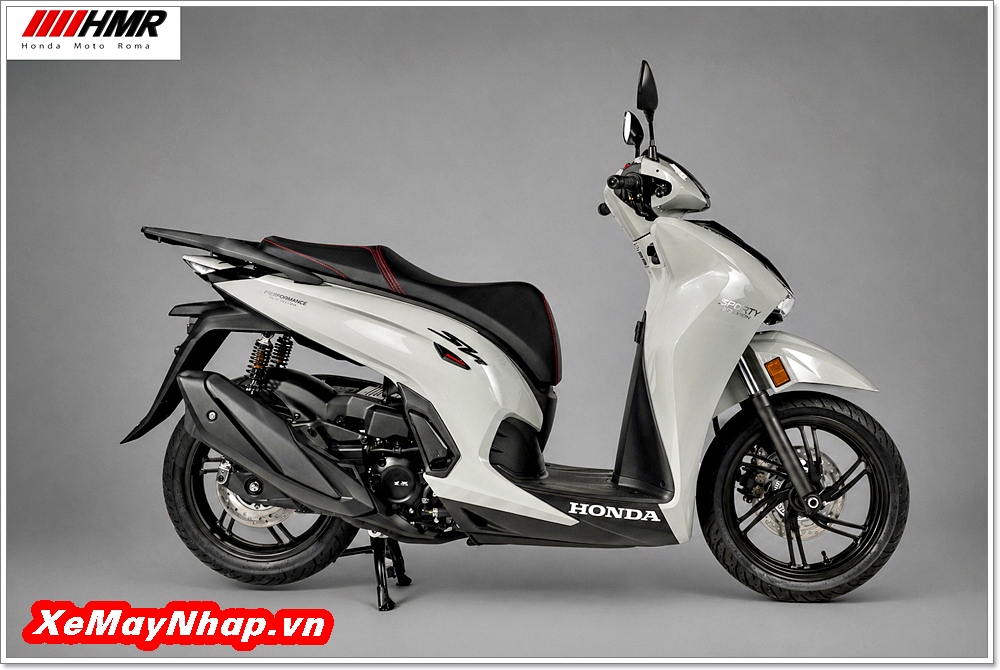 Honda SH Ý 350i Special Edition màu xám - Cemet Gray 7 Honda SH Y 350i Special Edition mau xam Cemet Gray 6