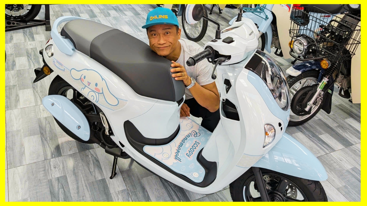 Honda Scoopy Cinnamoroll đã về Việt Nam, mê li luôn 1 Honda Scoopy Cinnamoroll da ve Viet Nam me li luon