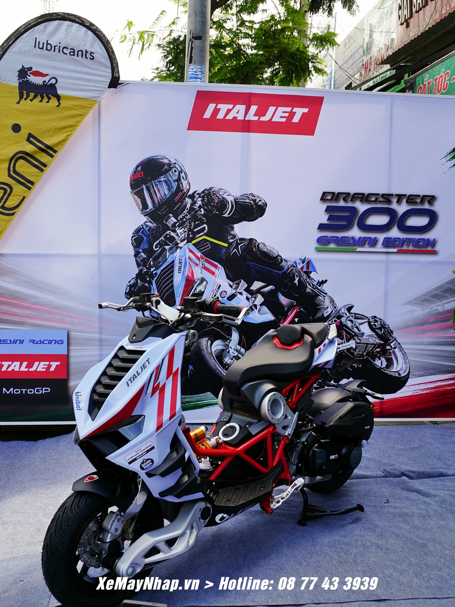 Italjet Dragster 300 Gresini Racing Limited Edition 14 Italjet Dragster 300 Gresini Racing Limited Edition xe may nhap 20