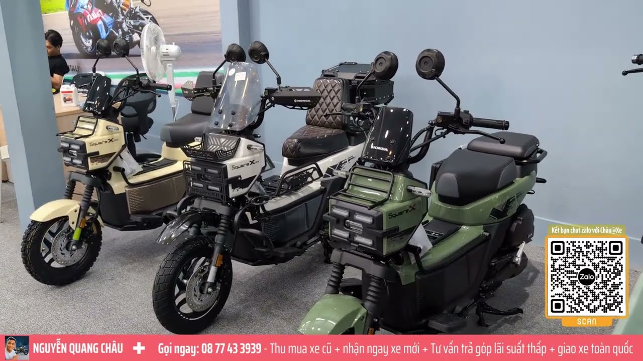 Honda Square X125 giá bán tốt nhất tháng 8 – Xe tay ga “hình hộp” độc đáo, ABS 2 kênh 2 bao ra bien so ngay honda square