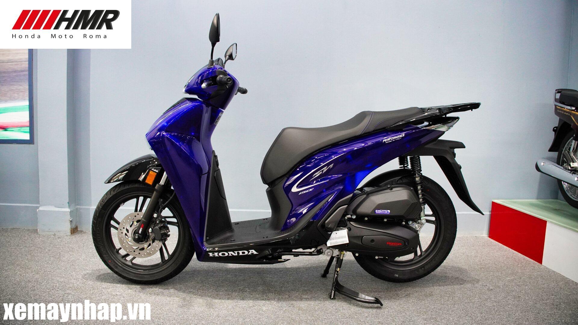 Honda SH150i Special Edition Vetro Blue HRM – Khi Honda SH Made in Italy bước sang một chương mới tại Việt Nam 2 Honda SH Ý 150i Special Edition Vetro Blue Honda Moto Roma