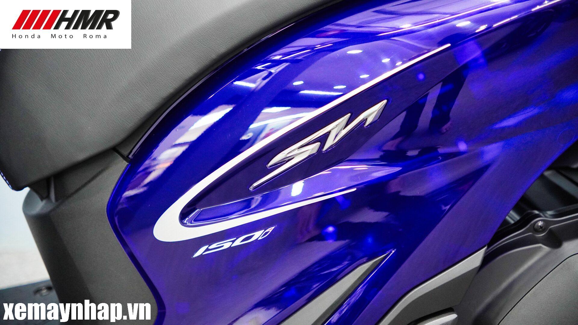 Honda SH150i Special Edition Vetro Blue HRM – Khi Honda SH Made in Italy bước sang một chương mới tại Việt Nam 14 Honda SH Ý 150i Special Edition Vetro Blue Honda Moto Roma