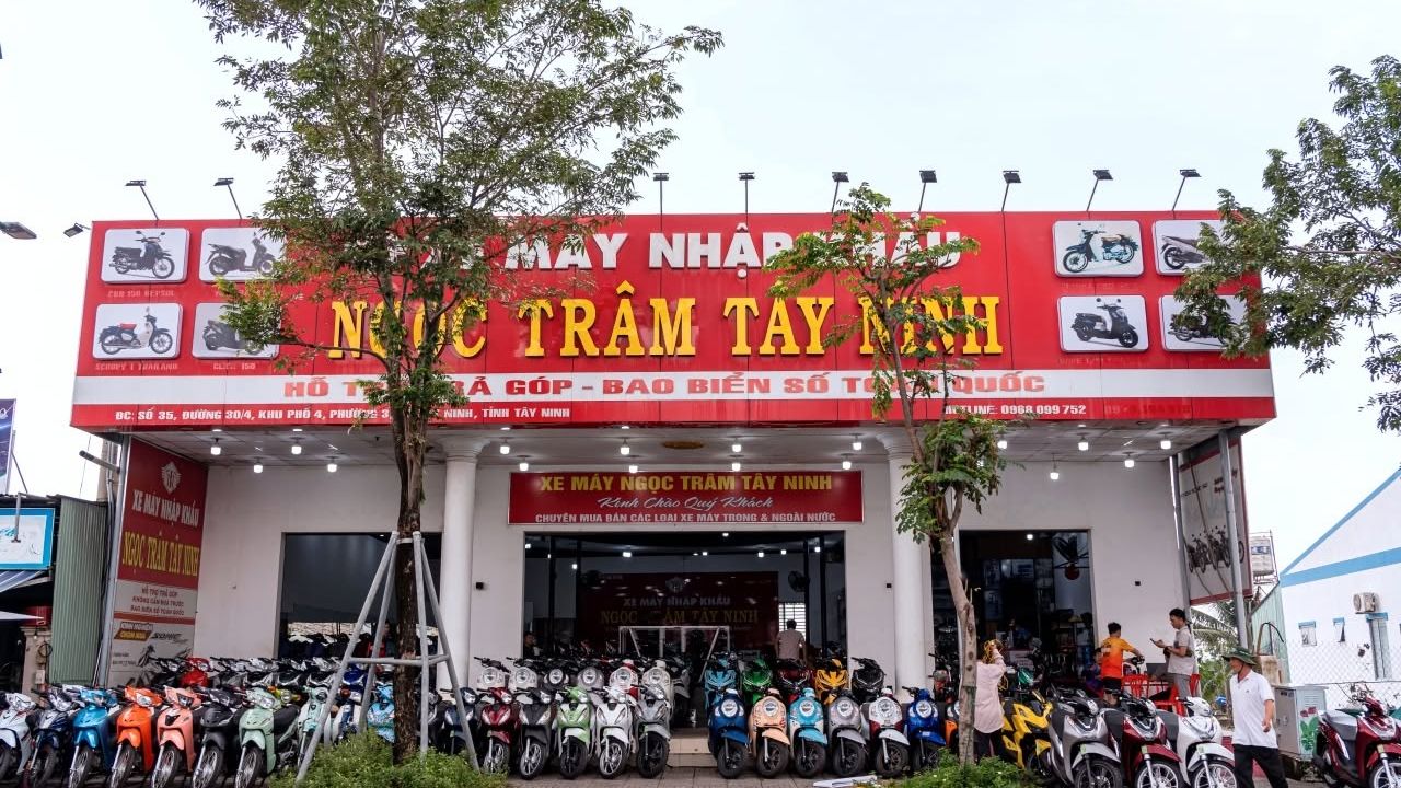 Cửa hàng xe máy nhập Ngọc Trâm Tây Ninh